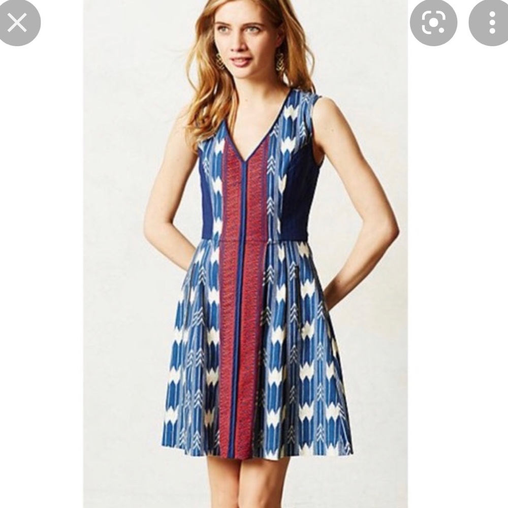Anthro Tracy Reese Fit and Flare Dress